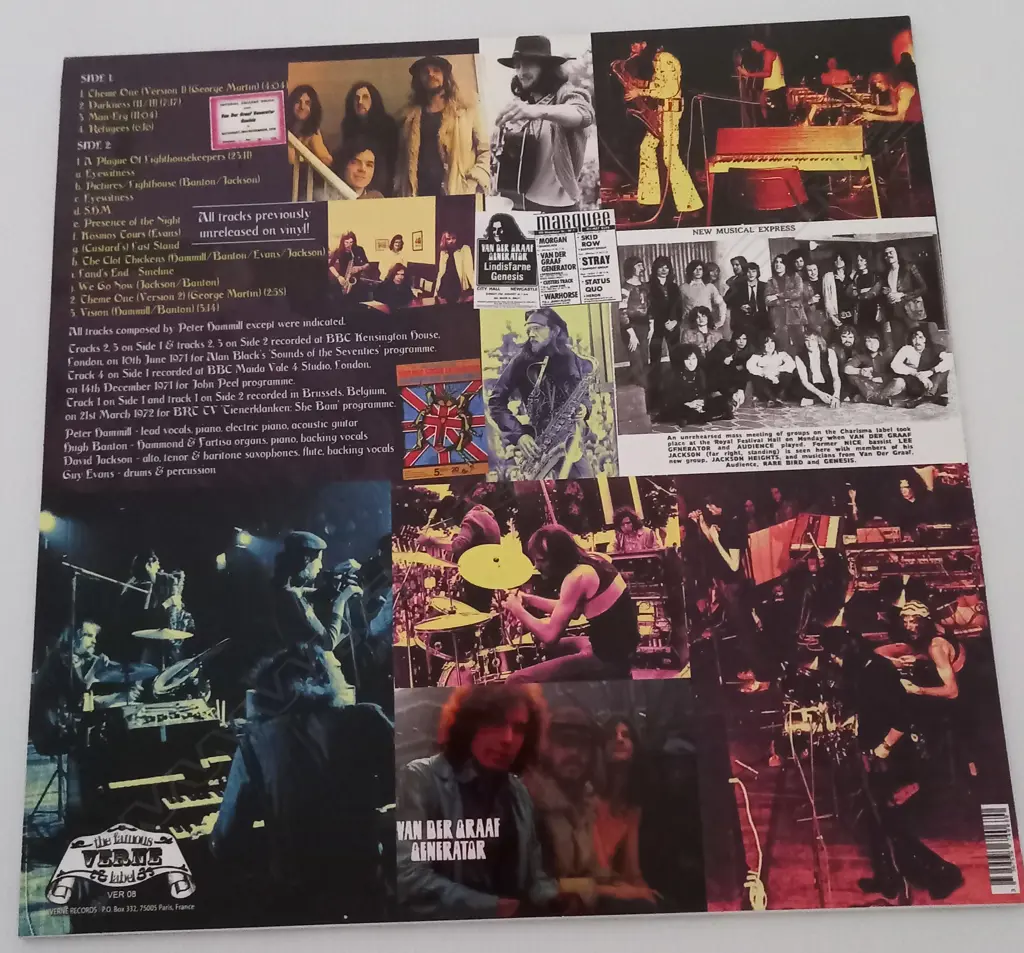 Van Der Graaf Generator, Visions - Radio And TV Sessions (June 1971 - March 1972) Image 1++